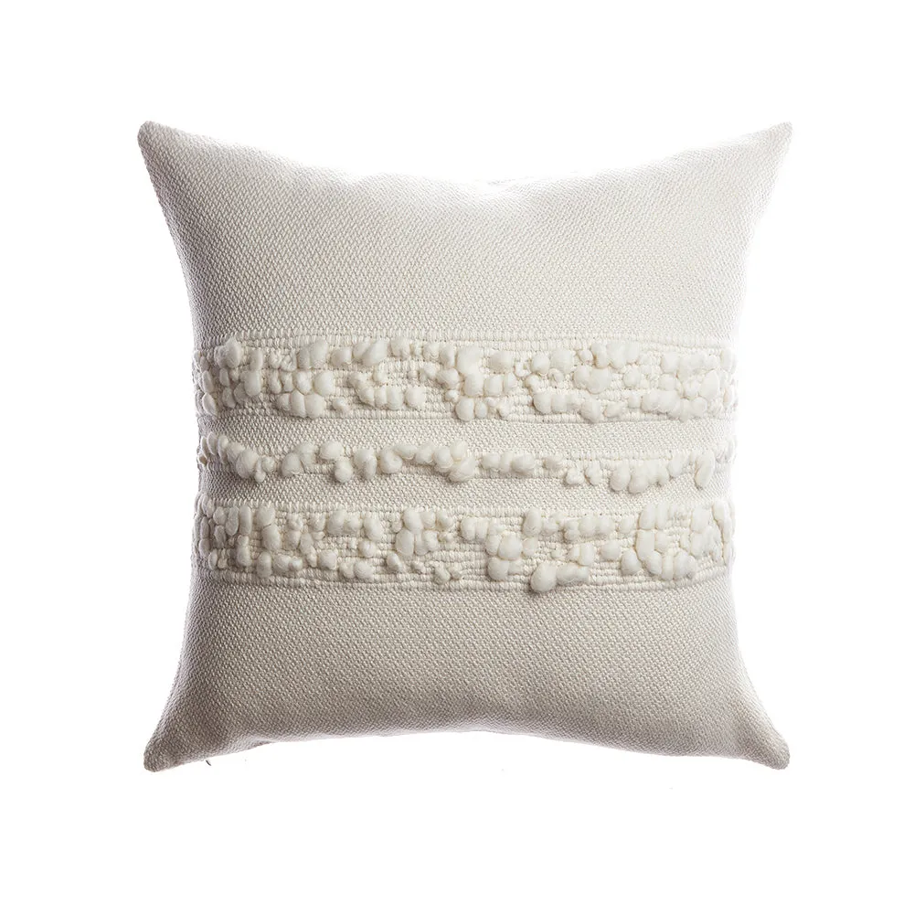 Bubbles Natural Ivory Lumbar Pillow