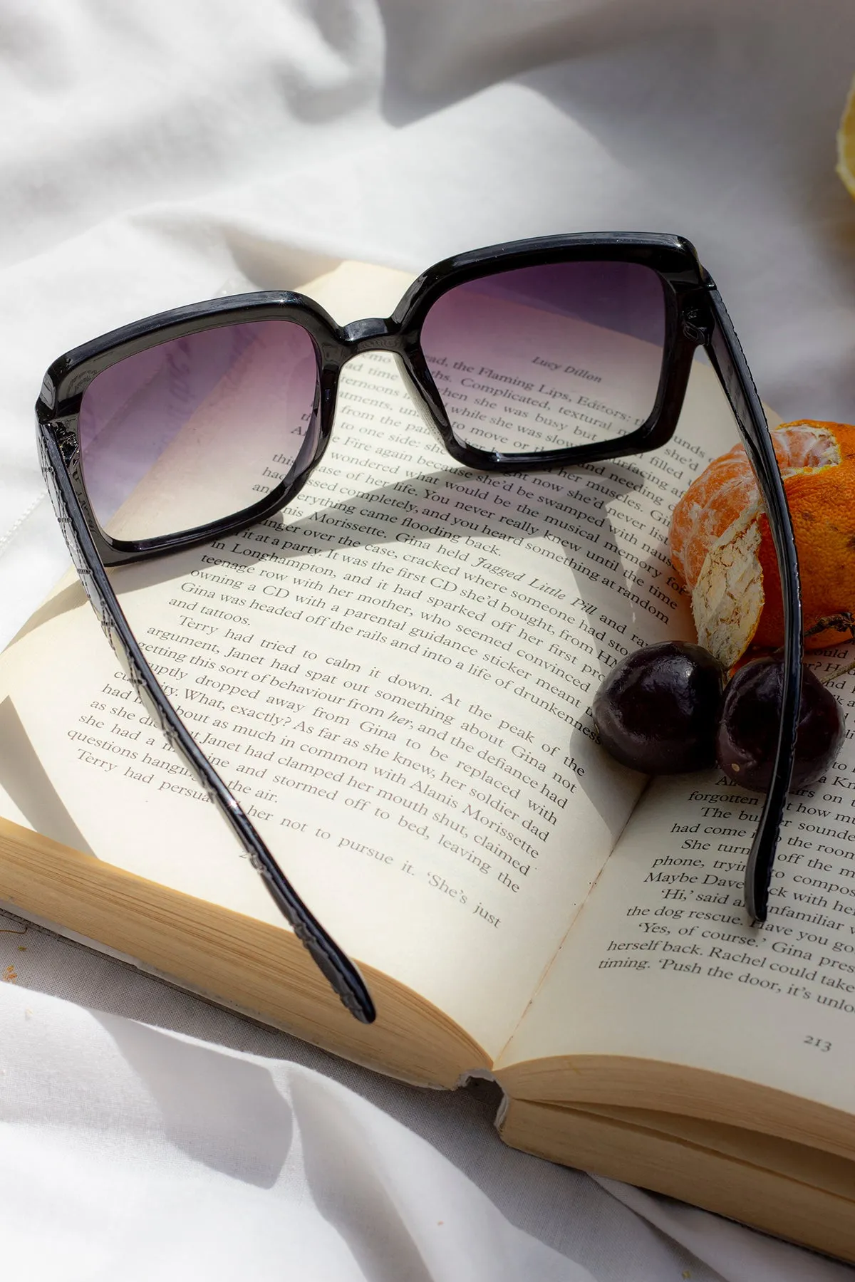 Butterfly Square Designer Monogram Sunglasses