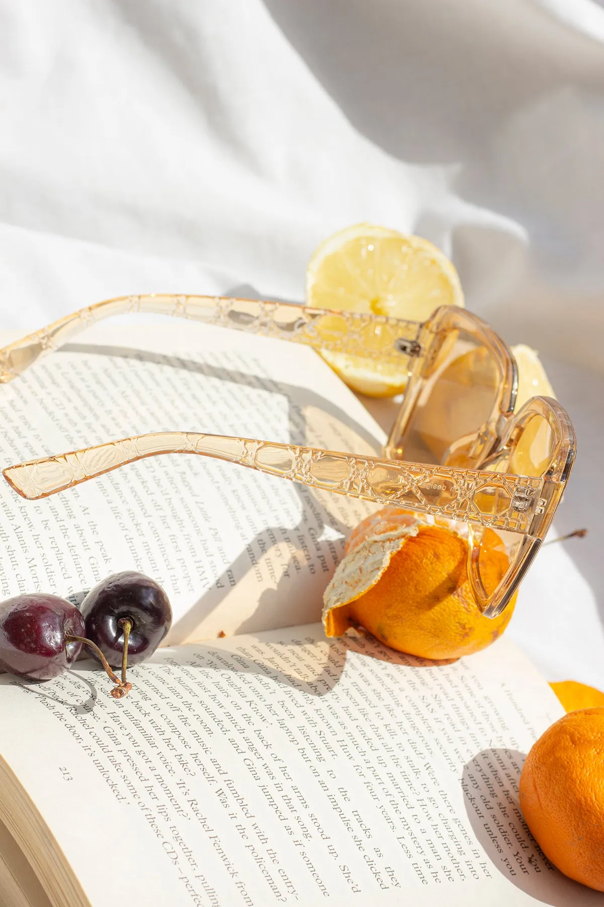 Butterfly Square Designer Monogram Sunglasses