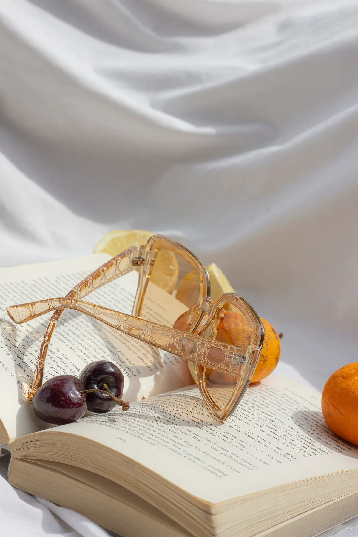 Butterfly Square Designer Monogram Sunglasses