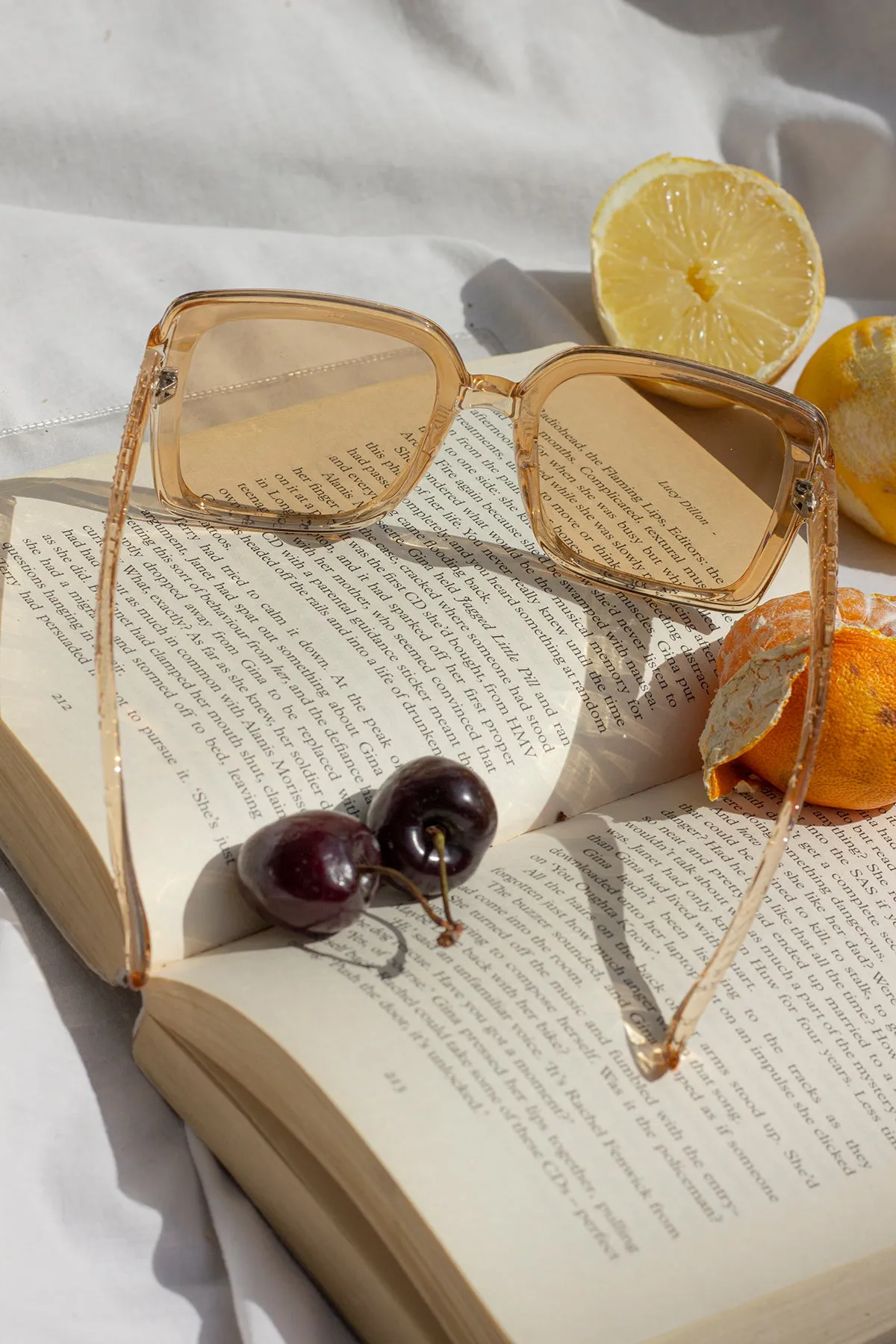 Butterfly Square Designer Monogram Sunglasses