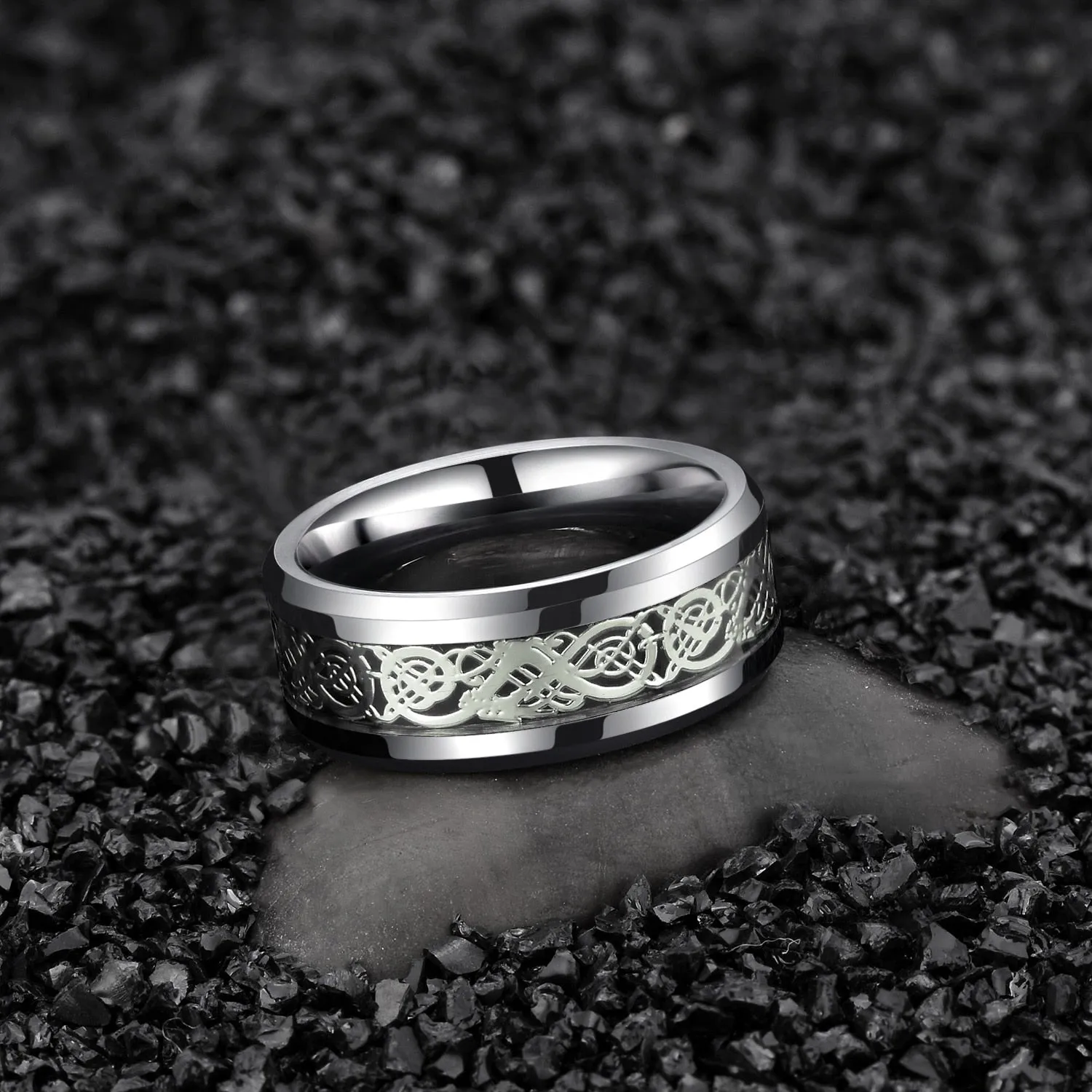 Carbide Ring Luxury Wedding Dragon Fashion Jewelry Comfort