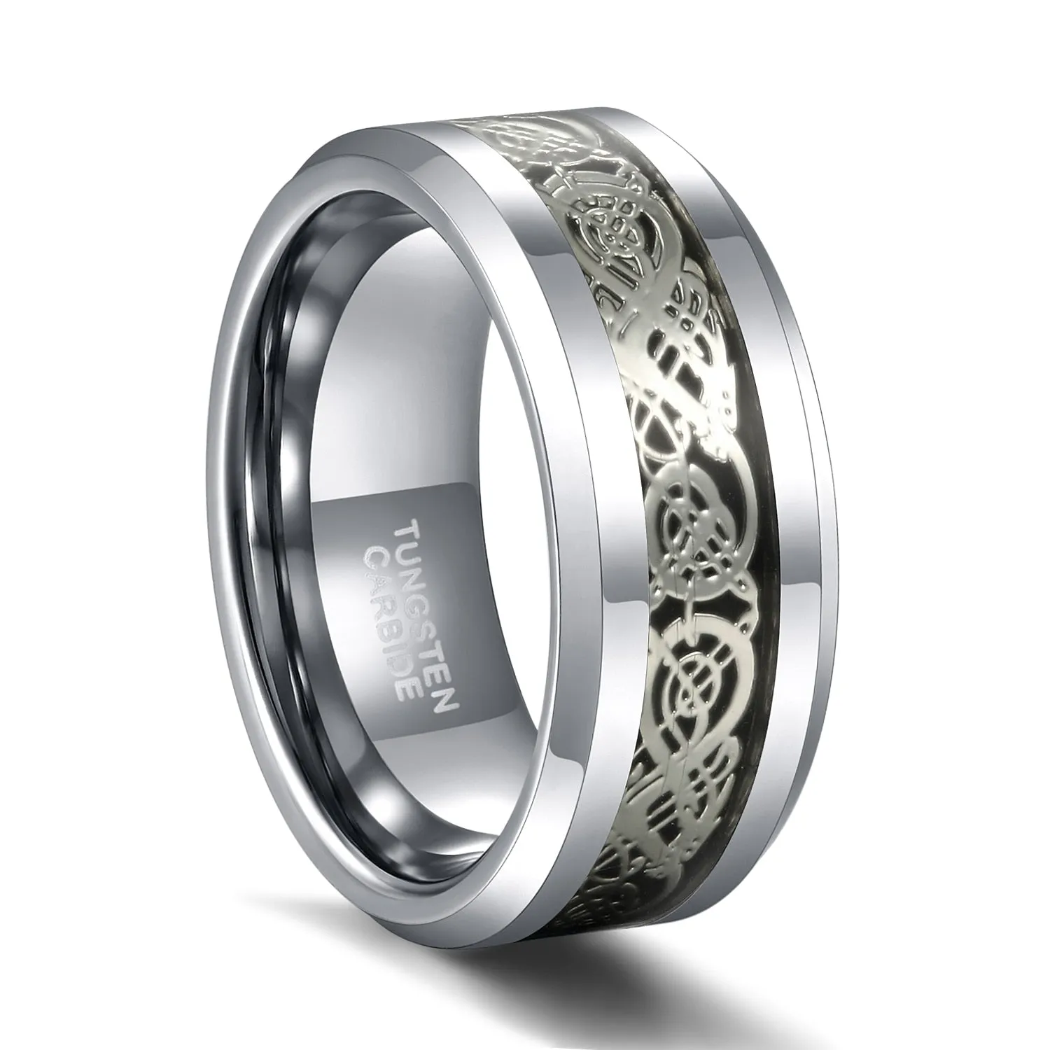 Carbide Ring Luxury Wedding Dragon Fashion Jewelry Comfort