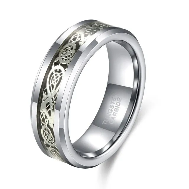 Carbide Ring Luxury Wedding Dragon Fashion Jewelry Comfort