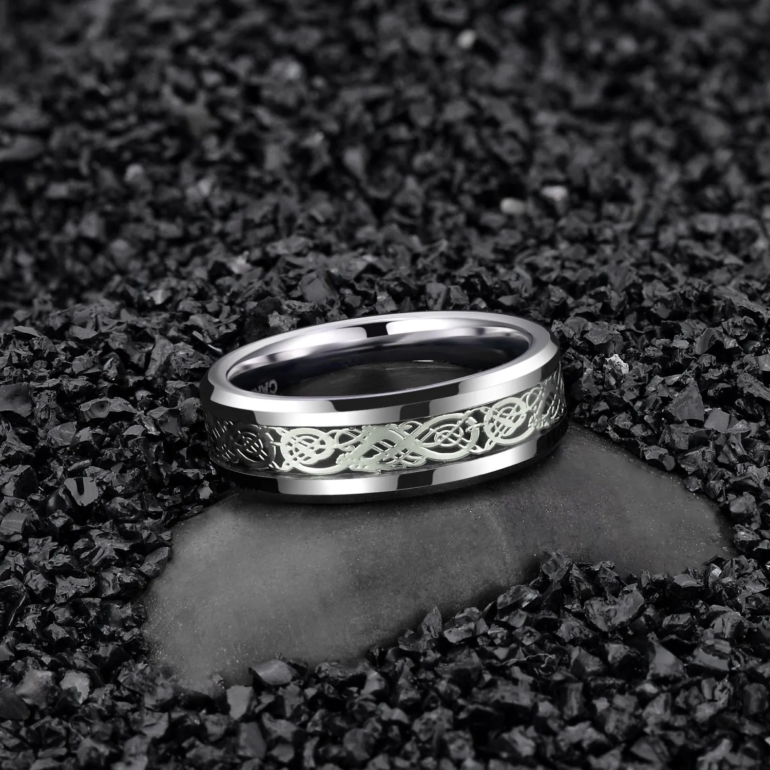 Carbide Ring Luxury Wedding Dragon Fashion Jewelry Comfort