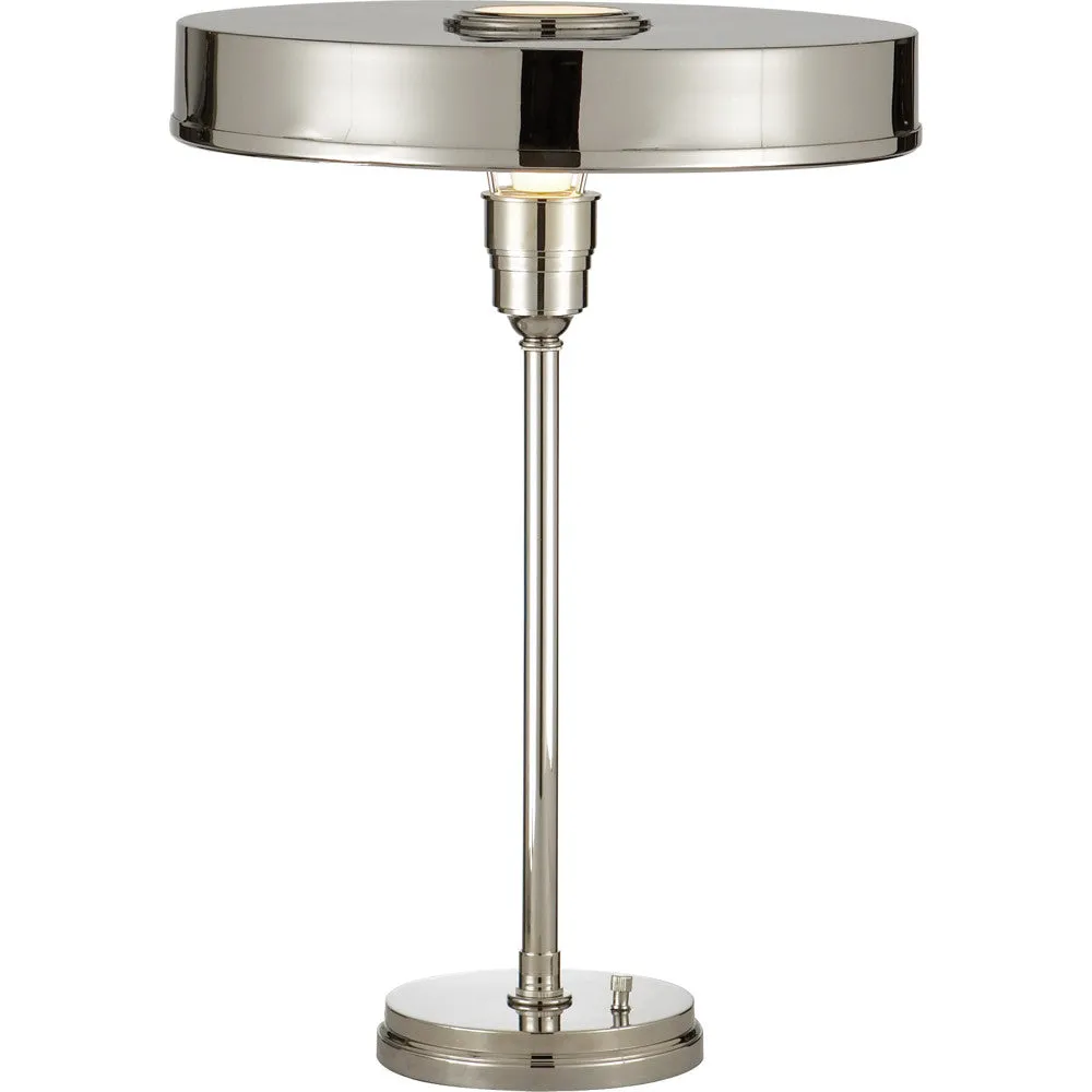 Carlo Polished Nickel Table Lamp - Visual Comfort