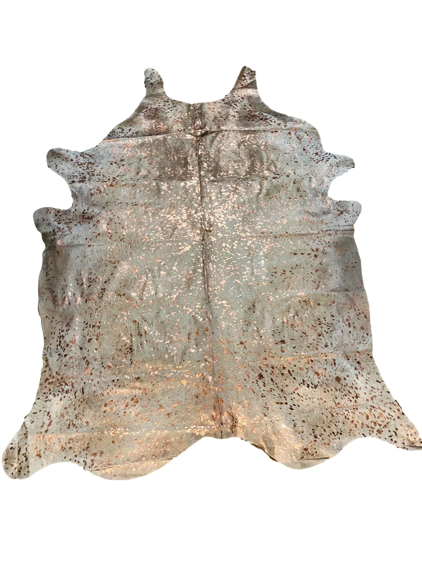 Champagne Devore Rosegold Acid Washed Premium Brazilian Cowhide, XL CH77DVN I