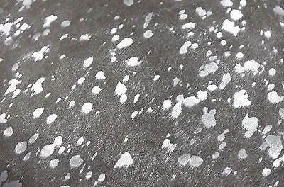 Charcoal Devore Silver Acid Washed Premium Brazilian Cowhide, XL CH23DVD SD
