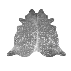 Charcoal Devore Silver Acid Washed Premium Brazilian Cowhide, XL CH23DVD SD