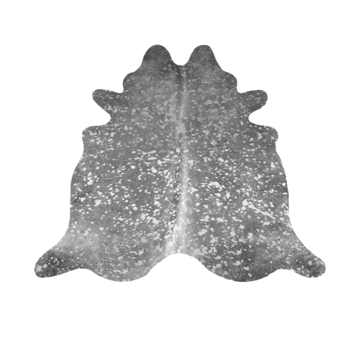 Charcoal Devore Silver Acid Washed Premium Brazilian Cowhide, XL CH23DVD SD