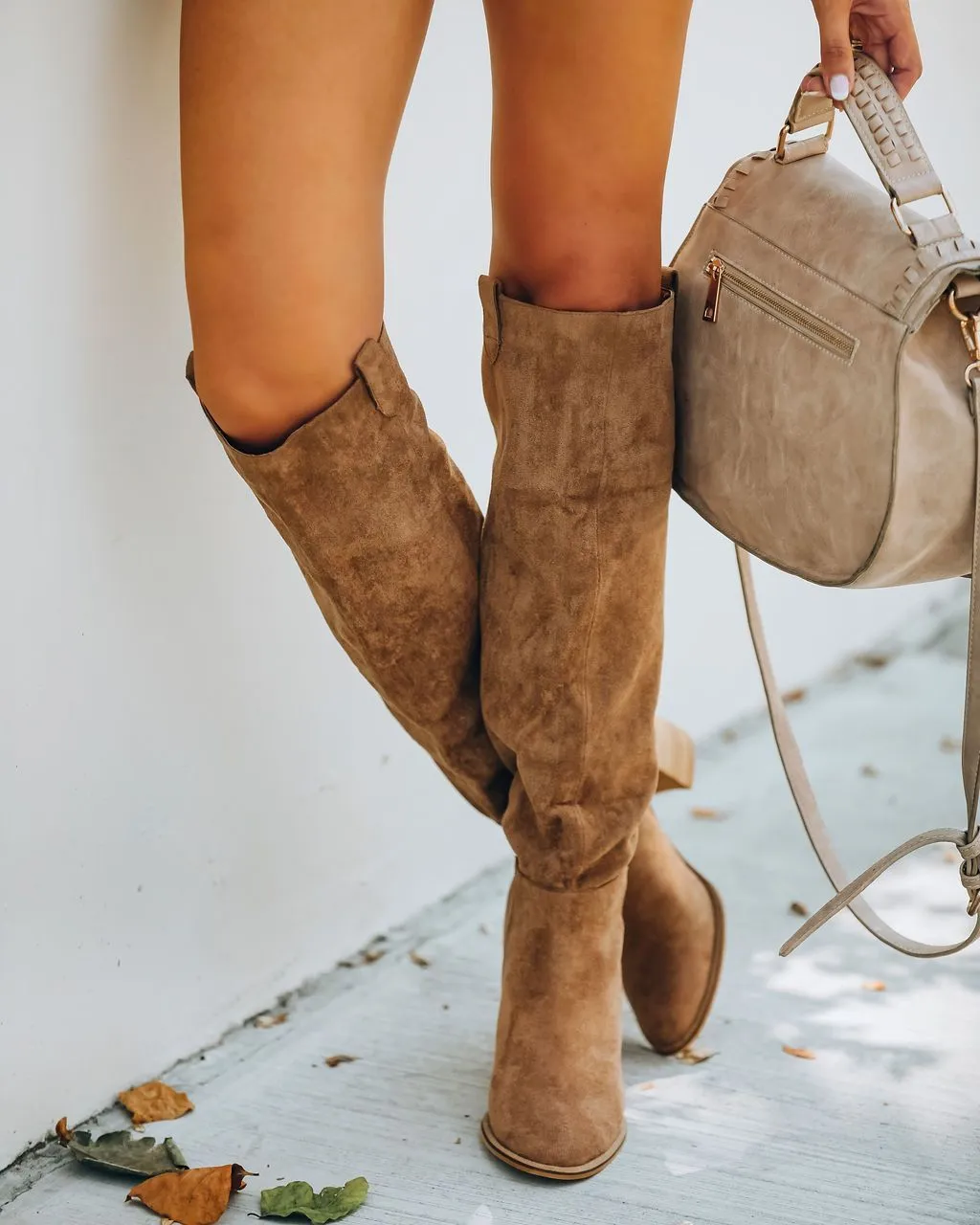 Chic Saint Slouch Boot - Camel