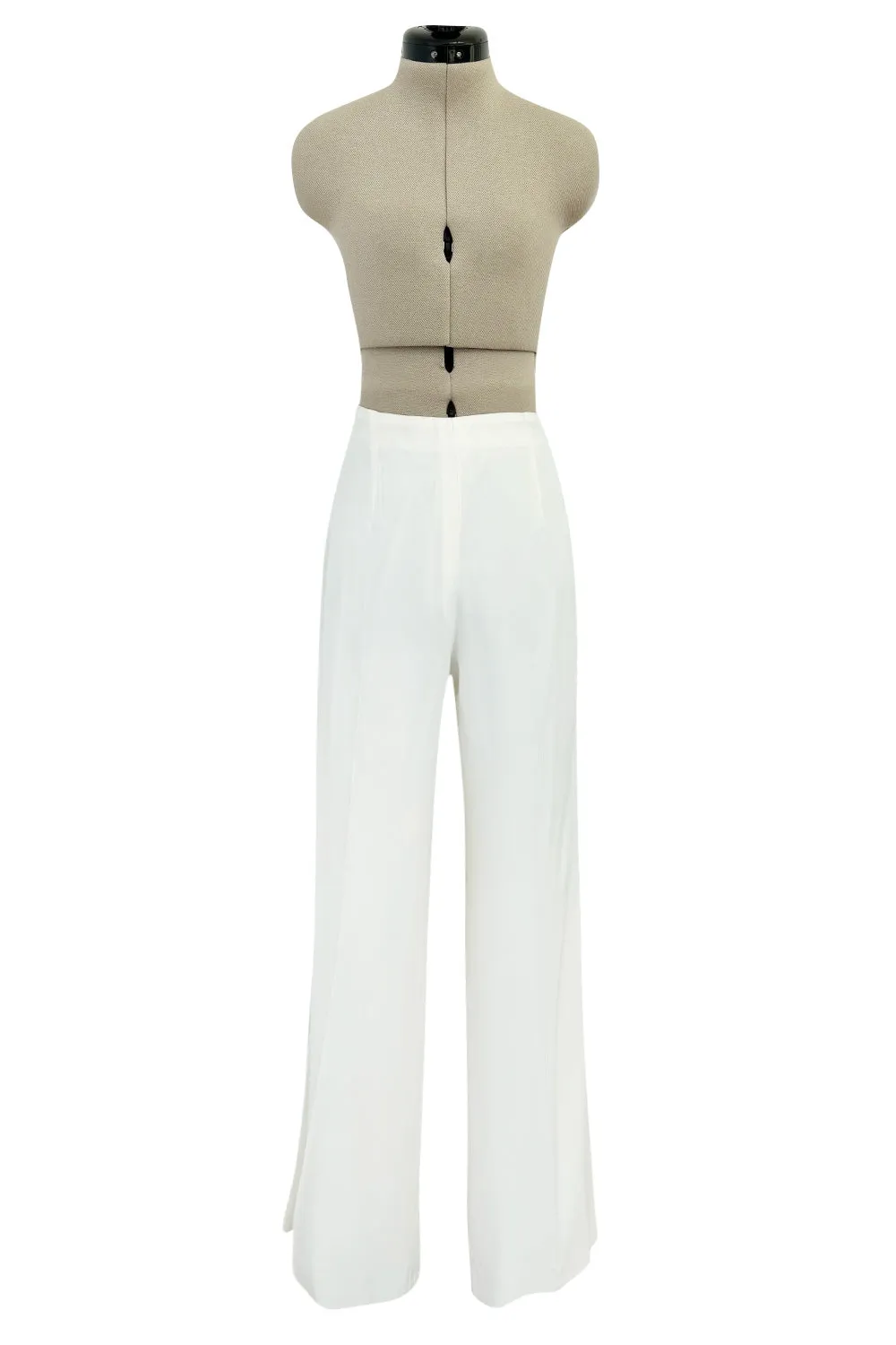 Chic Spring  1993 or 1996 Christian Dior by Gianfranco Ferre Numbered White Tux Pant Suit