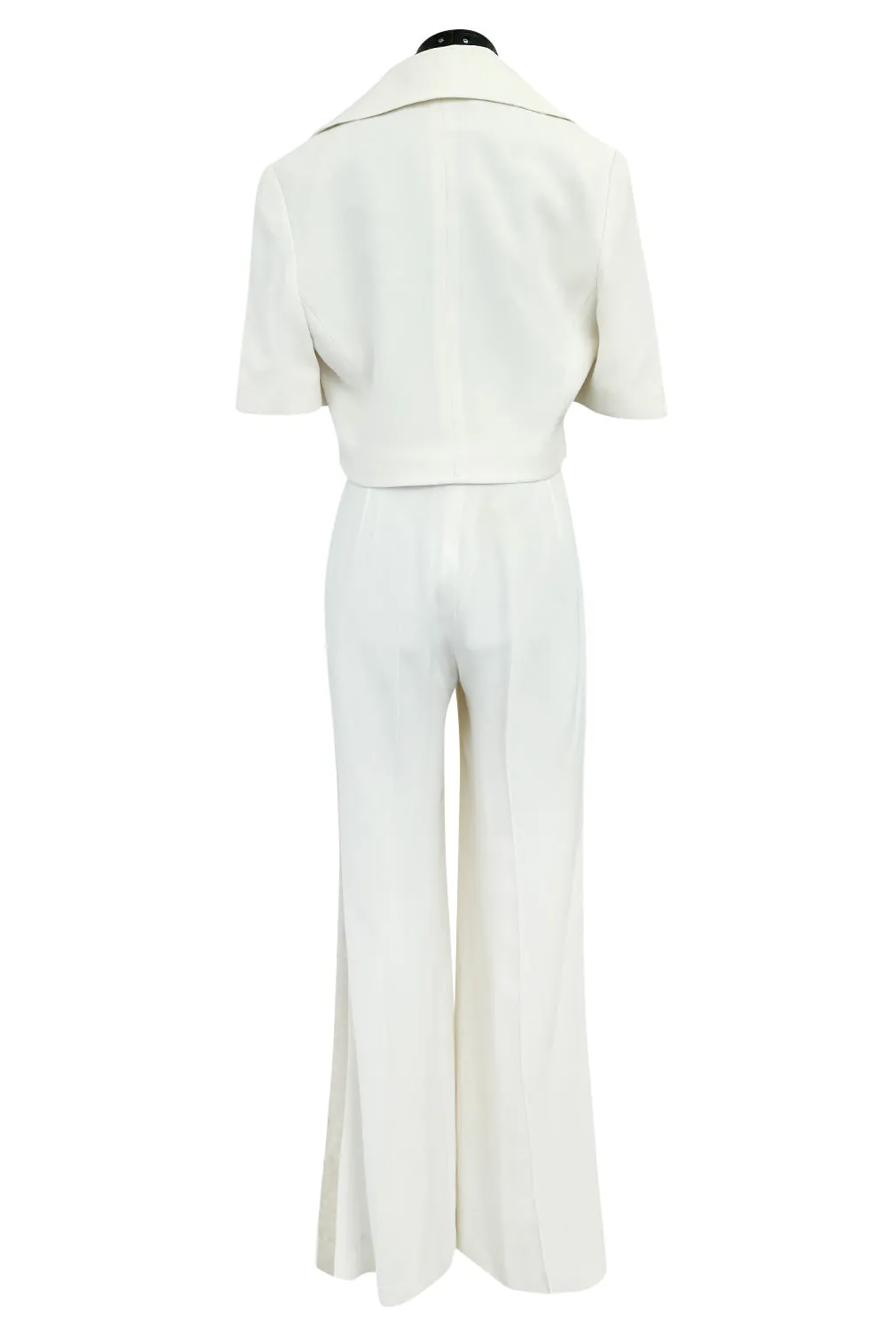 Chic Spring  1993 or 1996 Christian Dior by Gianfranco Ferre Numbered White Tux Pant Suit