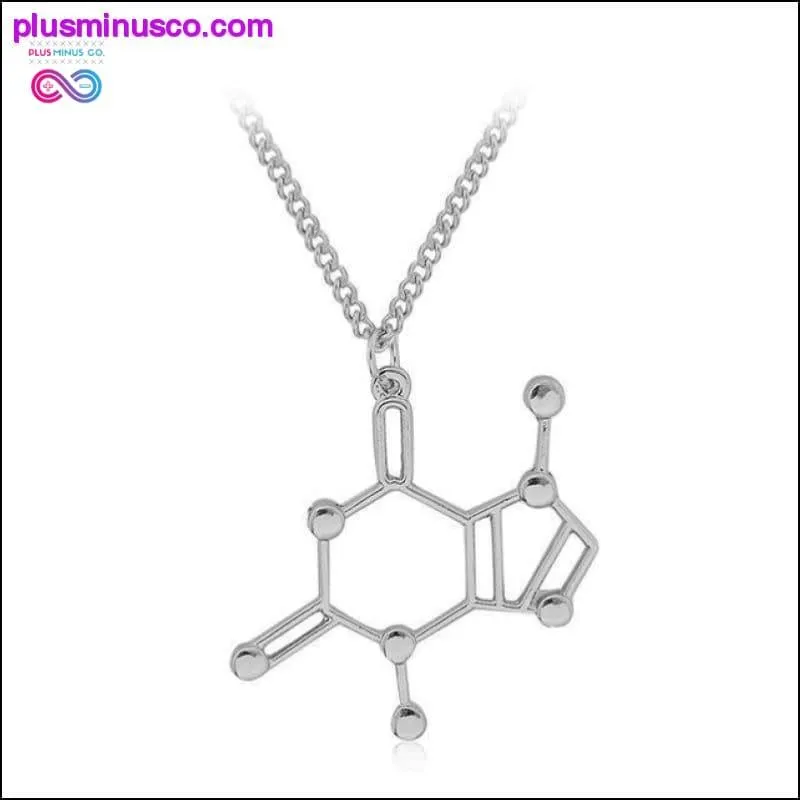 CHOCOLATE Theobromine Molecule Structure Pendant Necklace