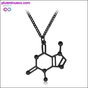 CHOCOLATE Theobromine Molecule Structure Pendant Necklace