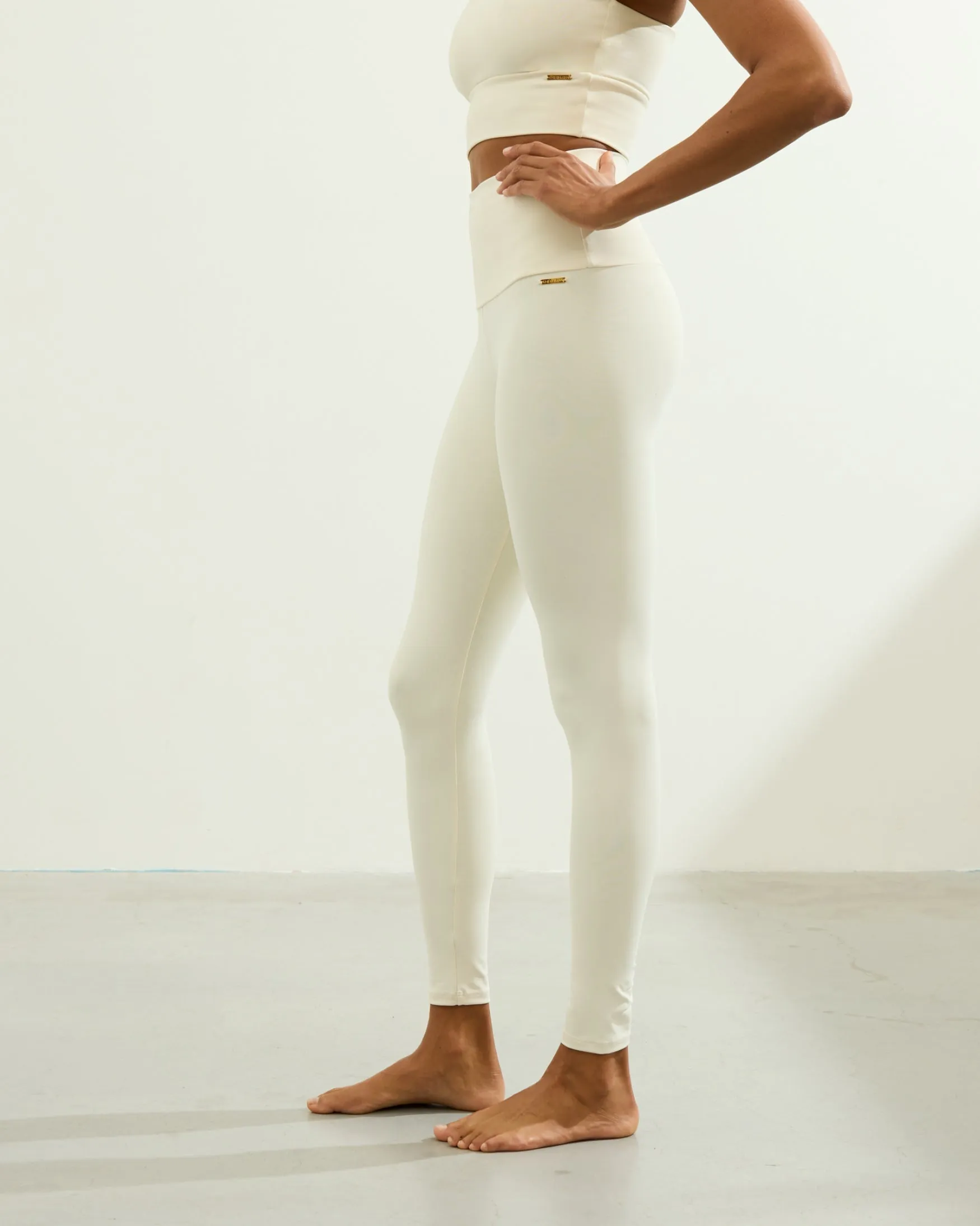 Classic Leggings High Waistband | Pearl