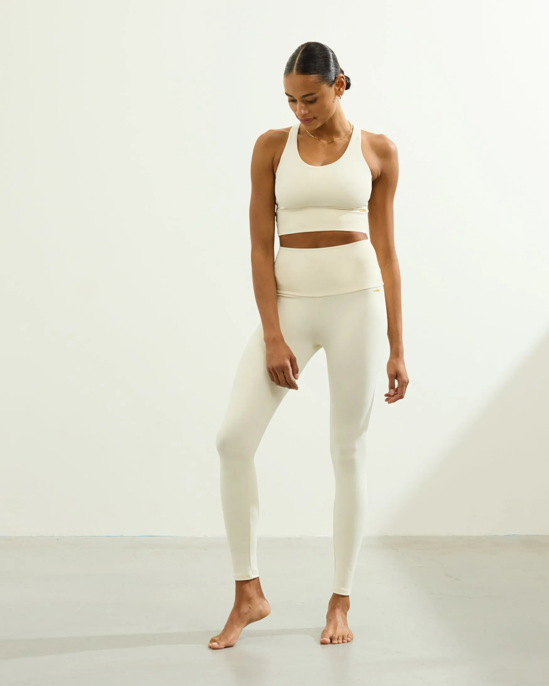 Classic Leggings High Waistband | Pearl