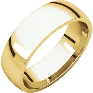 Classic Wedding Band (High Polish) in 14k Gold