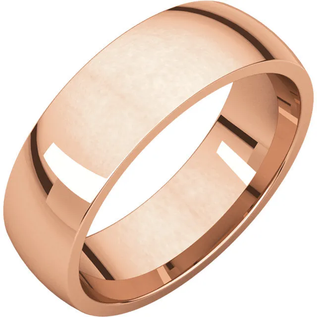 Classic Wedding Band (High Polish) in 14k Gold