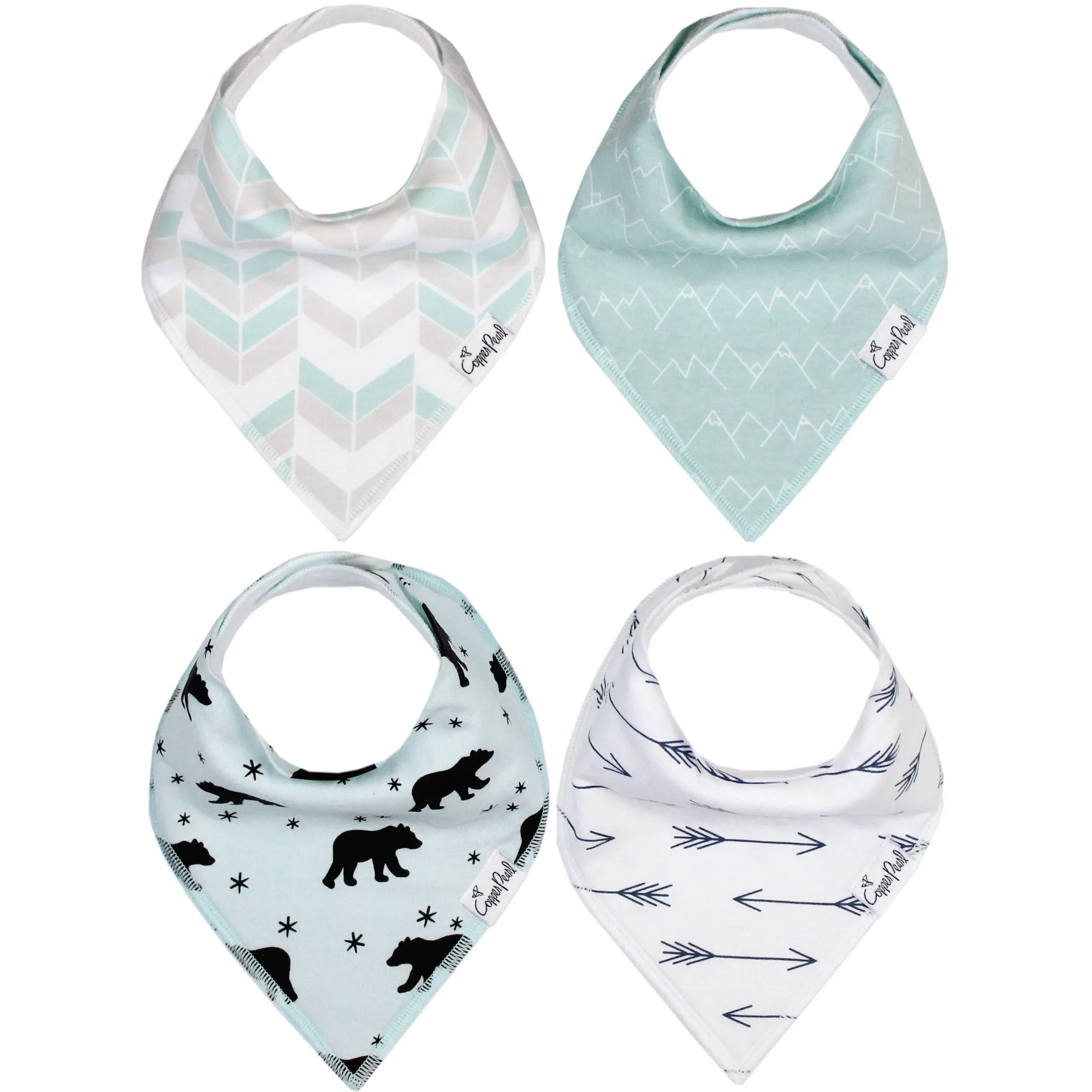 Copper Pearl Archer Bandana Bib Set