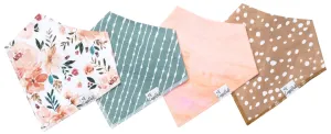 Copper Pearl Autumn Bandana Bib Set
