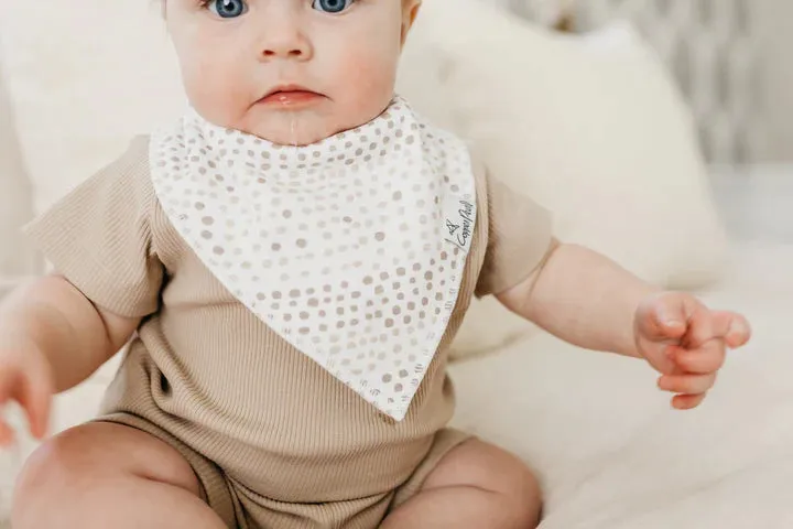 Copper Pearl Bliss Bandana Bib Set