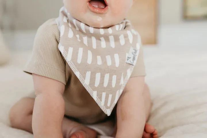 Copper Pearl Bliss Bandana Bib Set