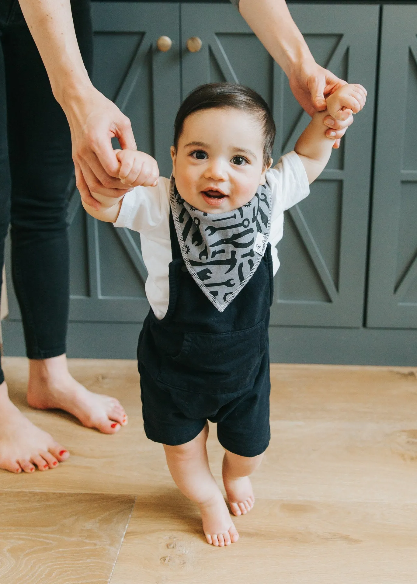 Copper Pearl Diesel Bandana Bib Set