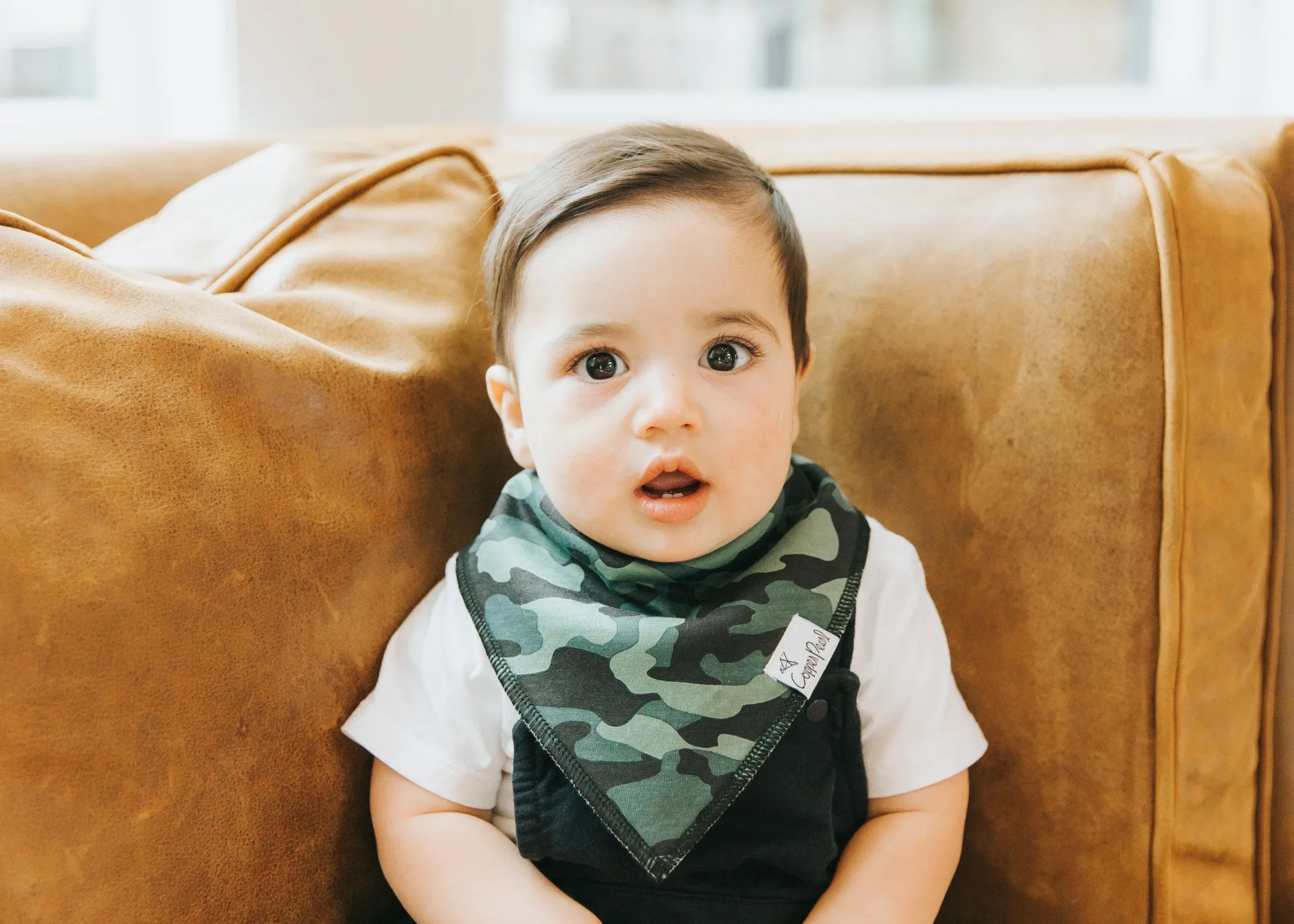Copper Pearl Diesel Bandana Bib Set