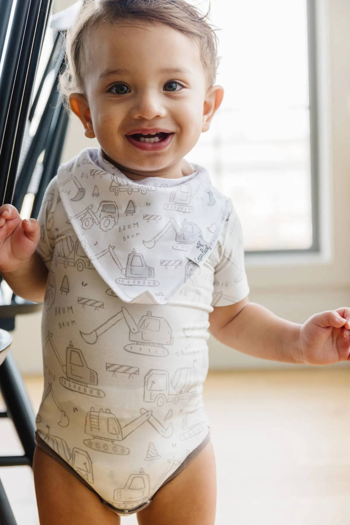Copper Pearl Gage Bandana Bib Set