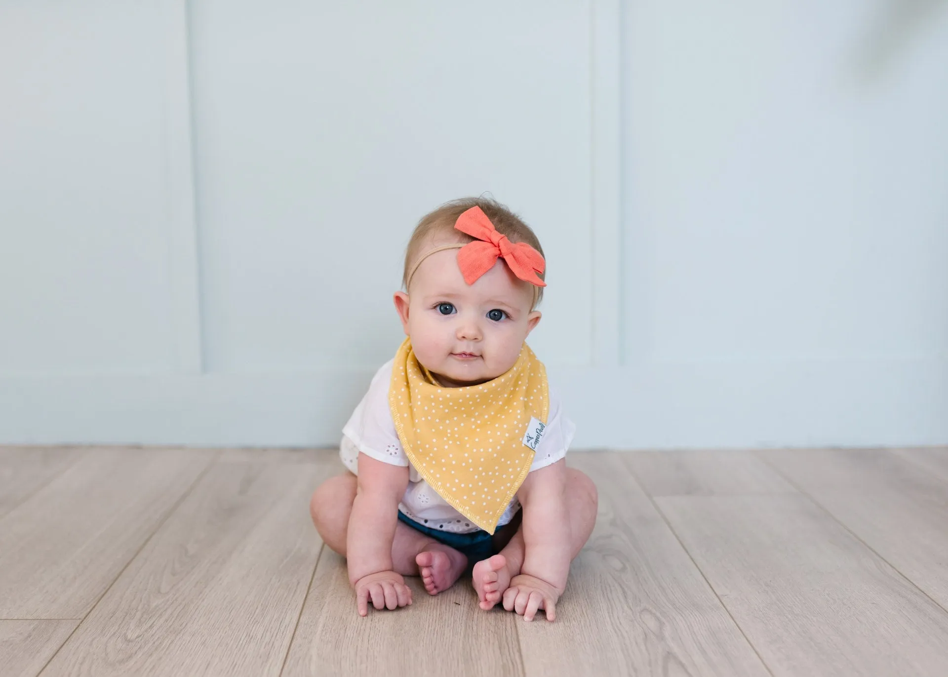 Copper Pearl Hope Bandana Bib Set