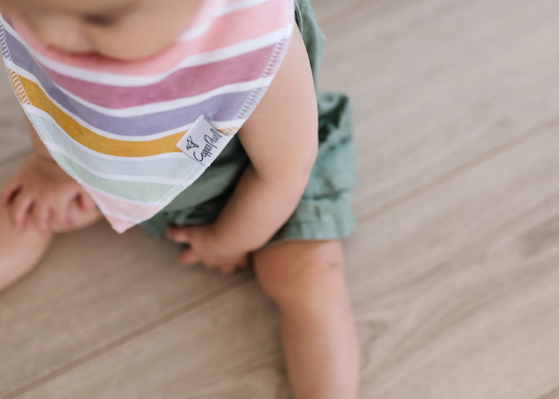 Copper Pearl Hope Bandana Bib Set