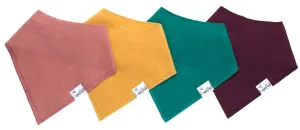 Copper Pearl Jade Bandana Bib Set