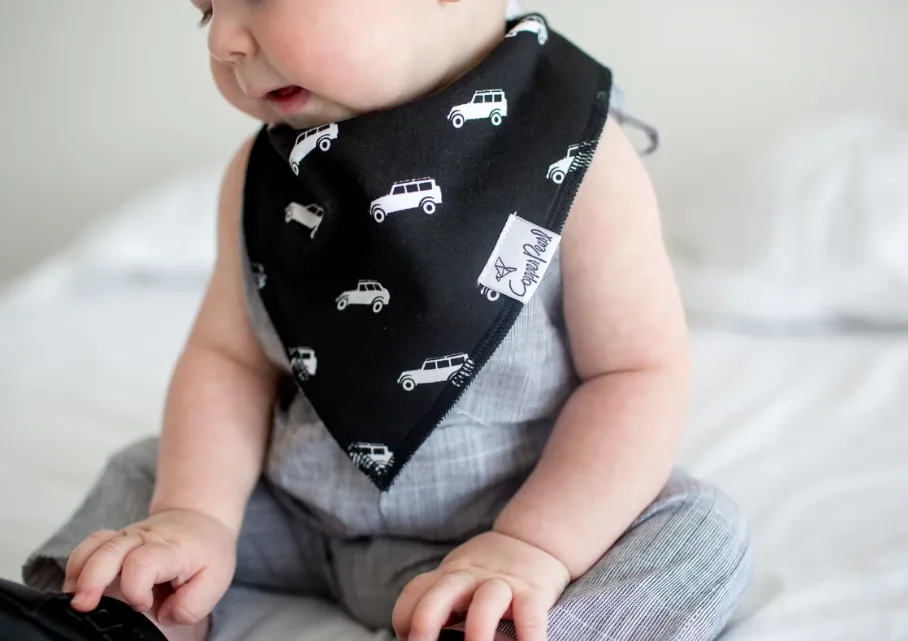 Copper Pearl Single Bandana Bib- Safari