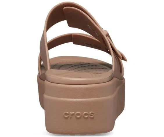 CROCS- WOMEN'S BUCKLE LOW WEDGE SANDAL