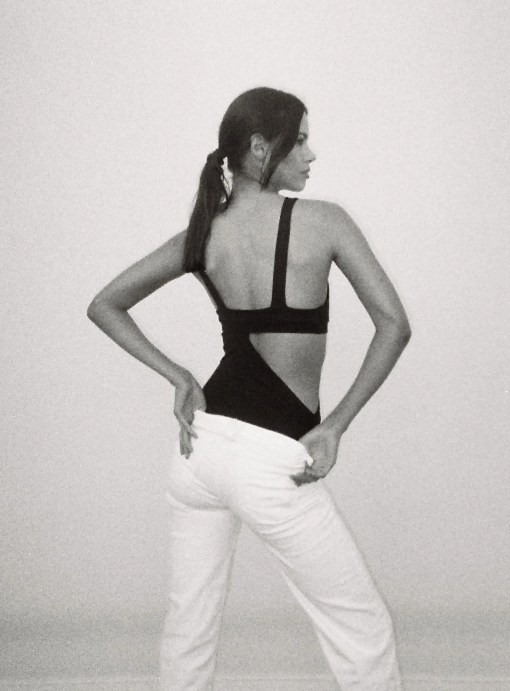 Cut Out Jersey Bodysuit