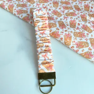 Cutesy Iced Coffee Scrunchie Keychain