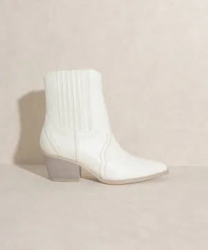 Dawn - Paneled Western Bootie