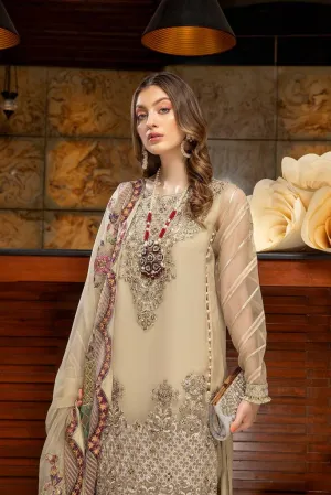DD-02 | Charizma Diamond Dust Luxury Collection Vol 2 | Unstitched Embroidered Organza Suit