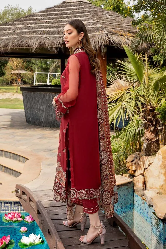DD-03 | Charizma Diamond Dust Luxury Collection Vol 2 | Unstitched Embroidered Organza Suit