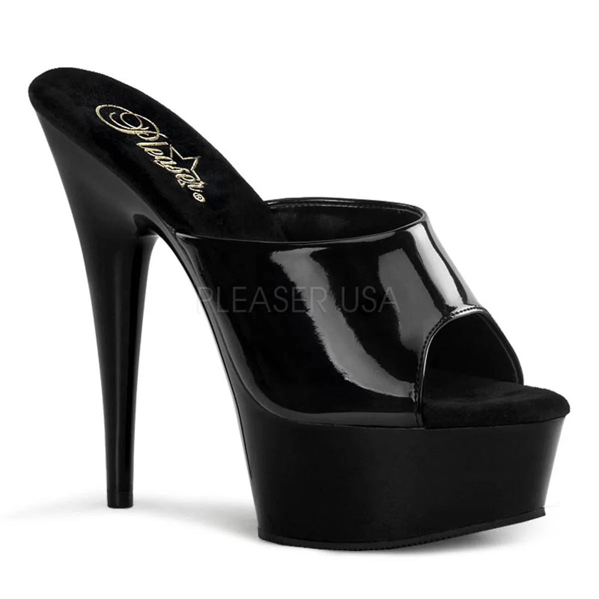 DELIGHT-601  Black Patent/Black