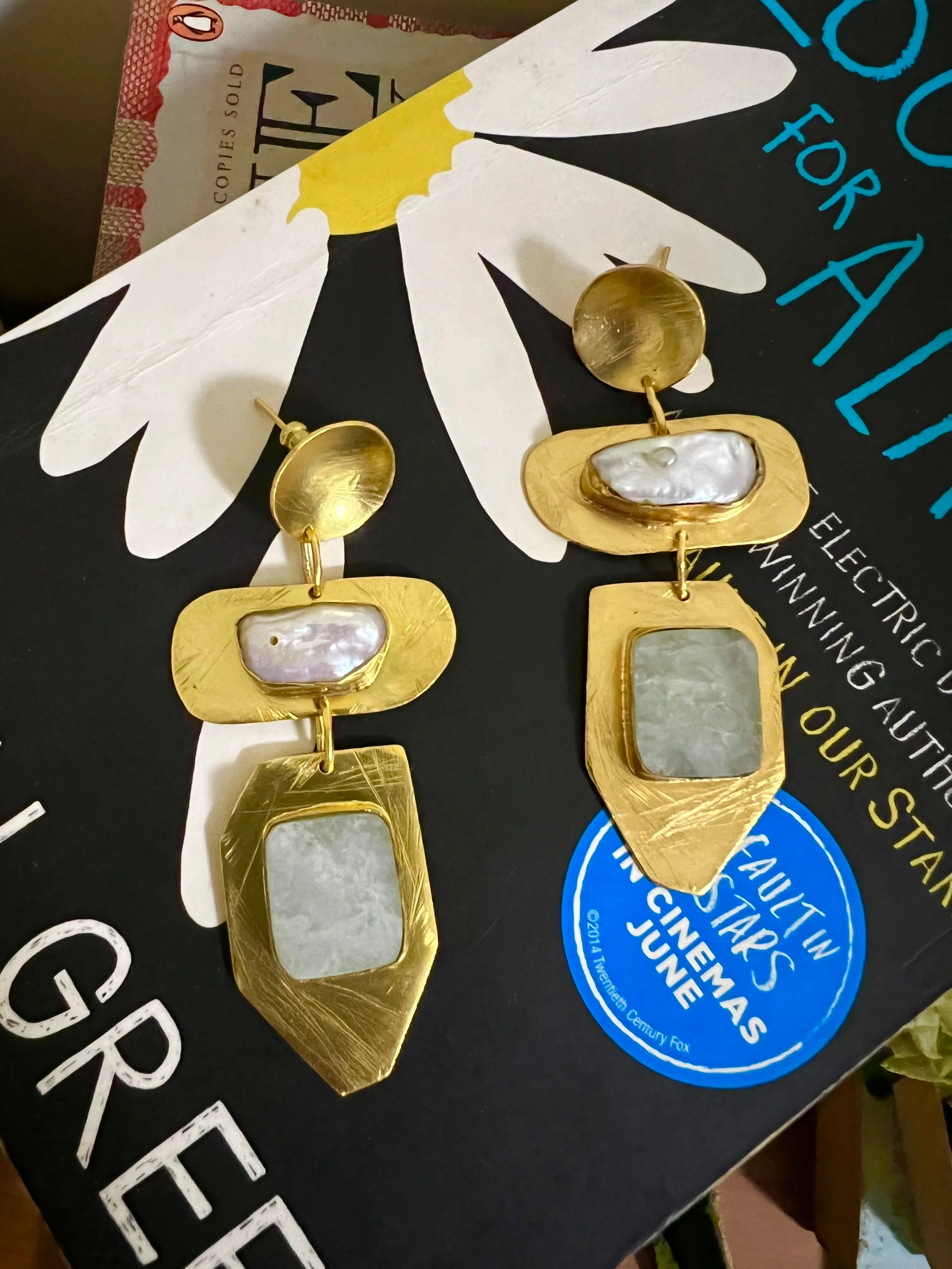 Designer Baroque Pearl Danglers