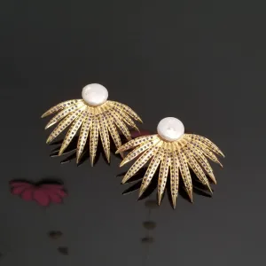 Designer Earrings With Mother of Pearl BT11