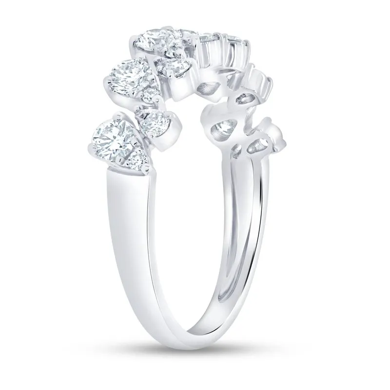 Diamond 2-Row Fashion Ring