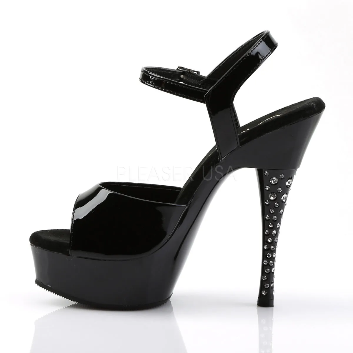 DIAMOND-609  Black Patent/Black