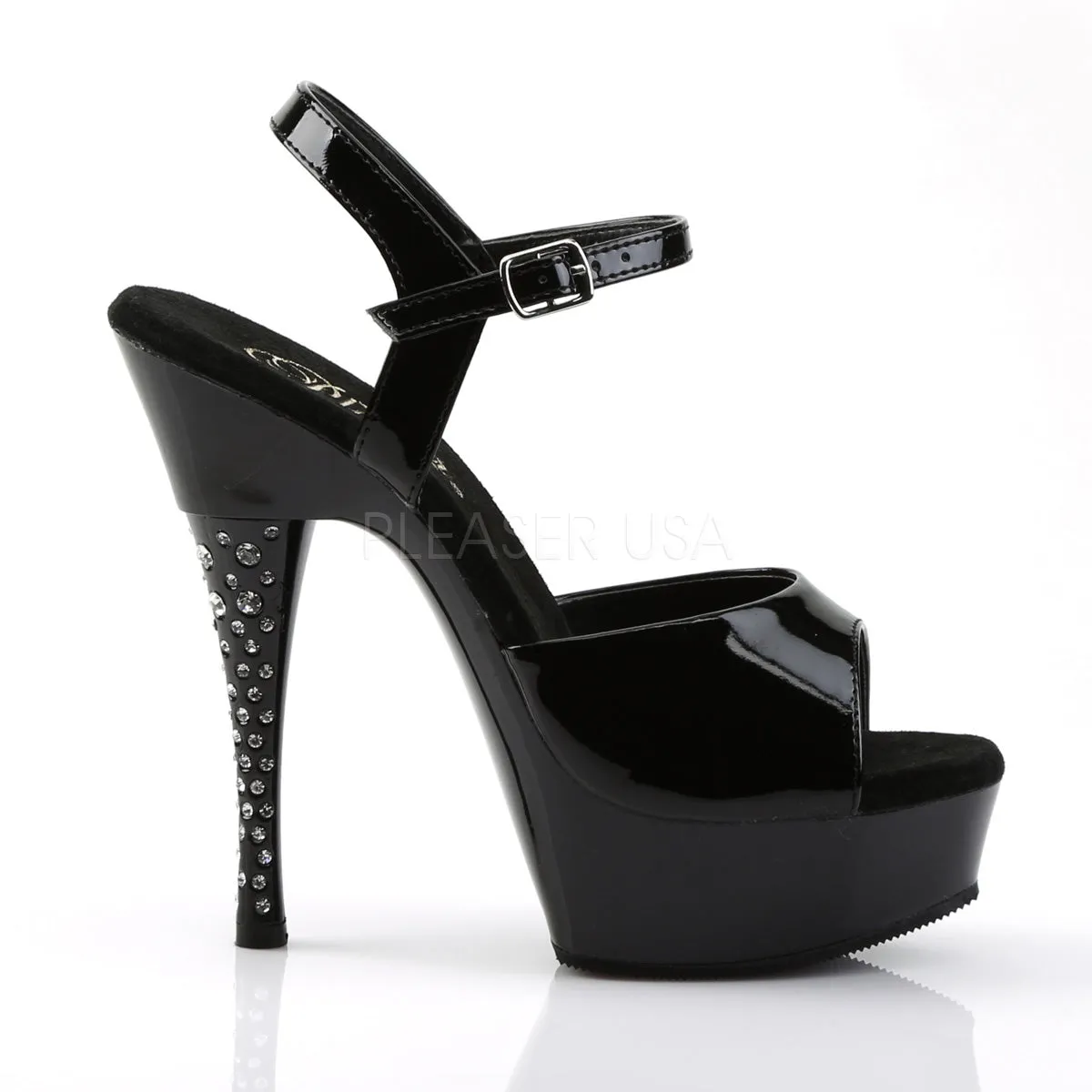 DIAMOND-609  Black Patent/Black