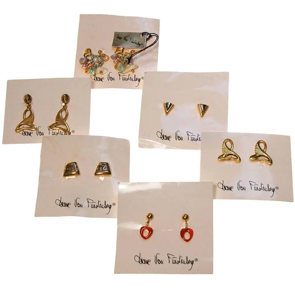 Diane Von Furstenberg Seashell Charm Earrings