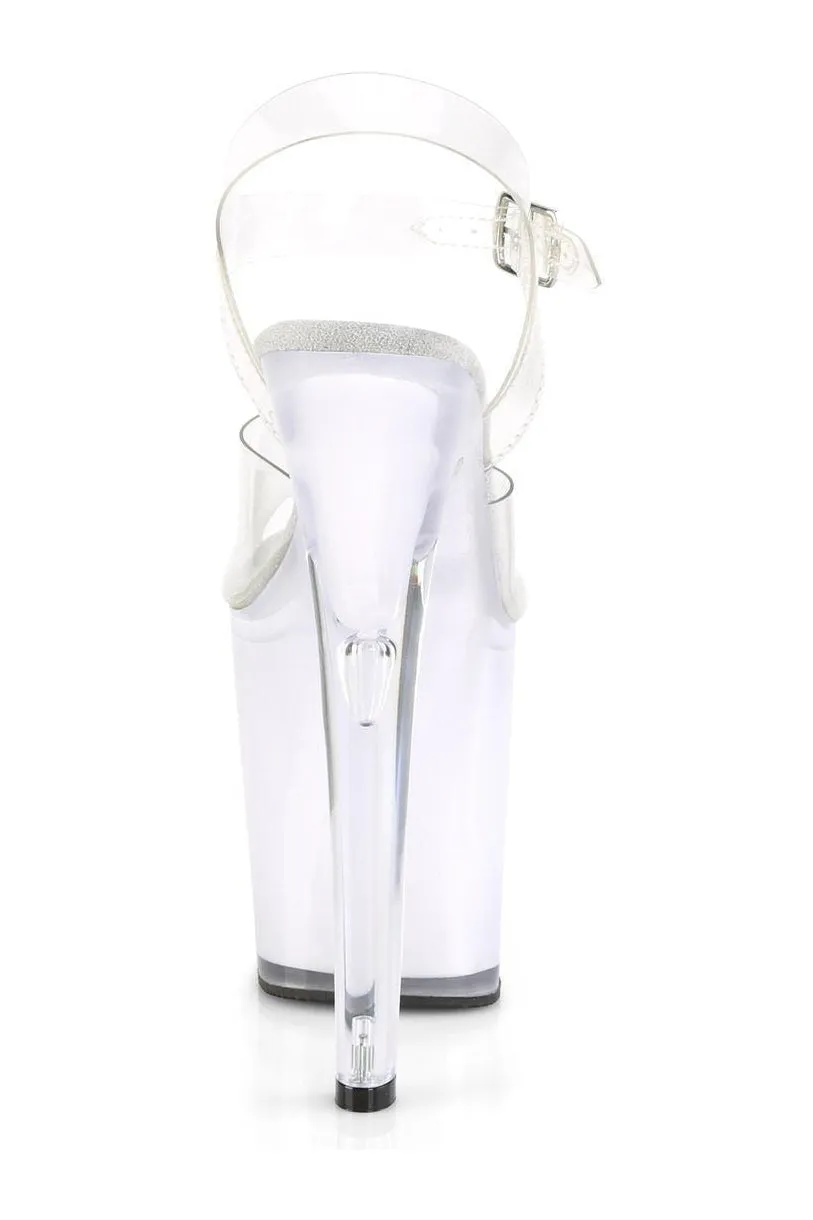 DISCOLITE-808 Exotic Sandal | Clear Vinyl