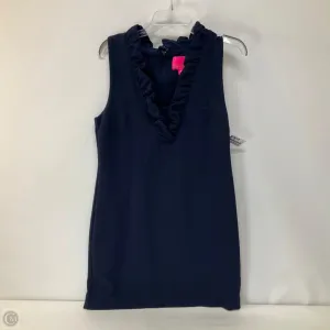 Dress Designer By Lilly Pulitzer In Navy, Size: L