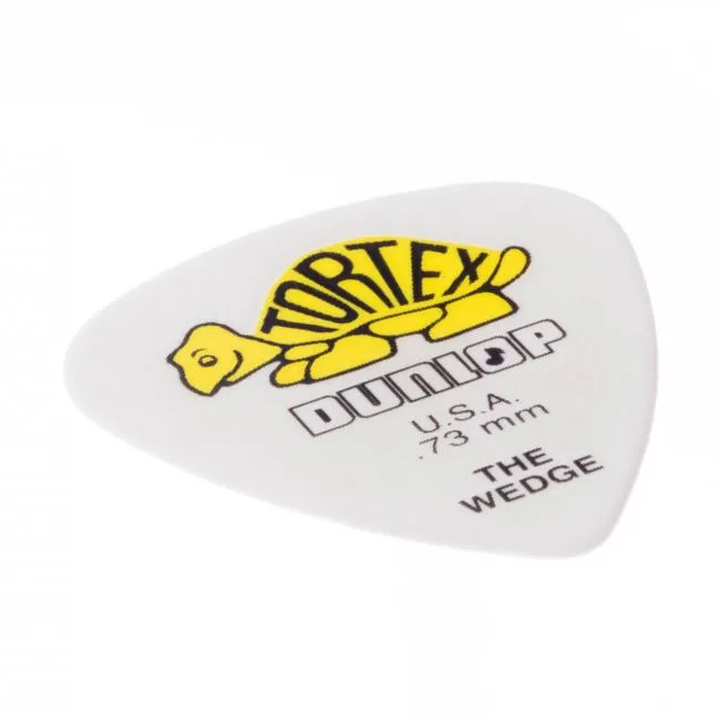Dunlop Tortex Wedge -plektra 0.73mm, 12kpl
